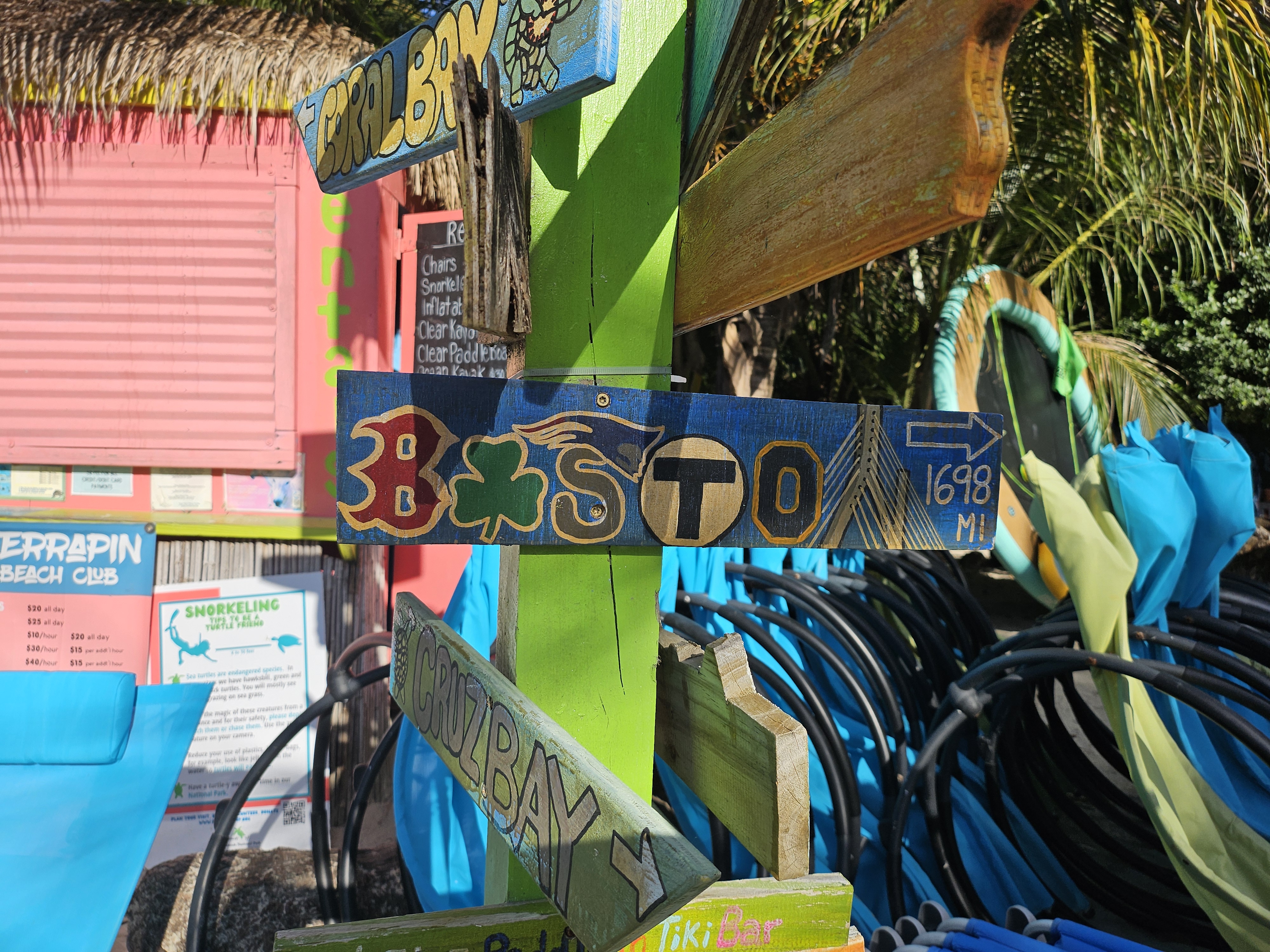 Maho Bay Cross Roads, St. John U.S. Virgin Uslands